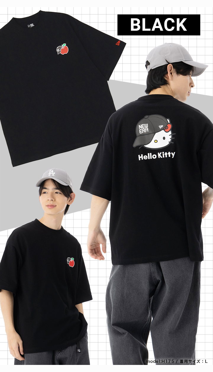 NEW ERA ニューエラ 半袖Tシャツ オーバーサイズ ハローキティ NEW ERA ニューエラ 半袖Tシャツ オーバーサイズ ハローキティ