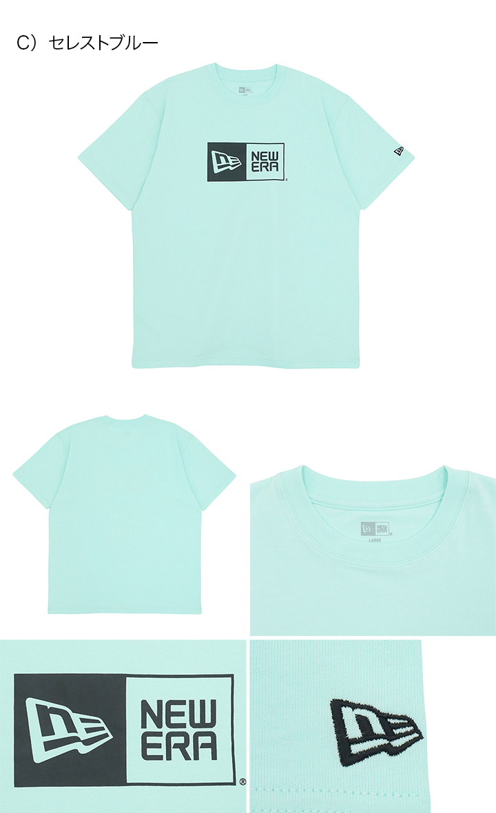 NEW ERA（ニューエラ） 半袖Tシャツ ボックスロゴ コットン : ONSPOTZ
