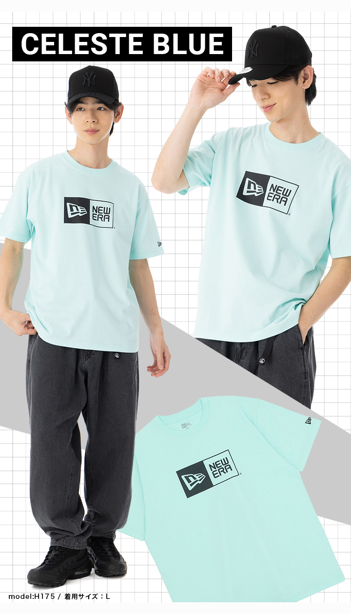 NEW ERA（ニューエラ） 半袖Tシャツ ボックスロゴ コットン : ONSPOTZ