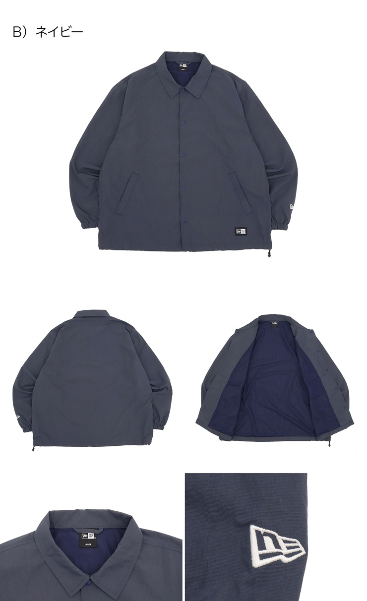 NEW ERA（ニューエラ） ジャケット ボックスロゴ 無地 : ONSPOTZ Yahoo