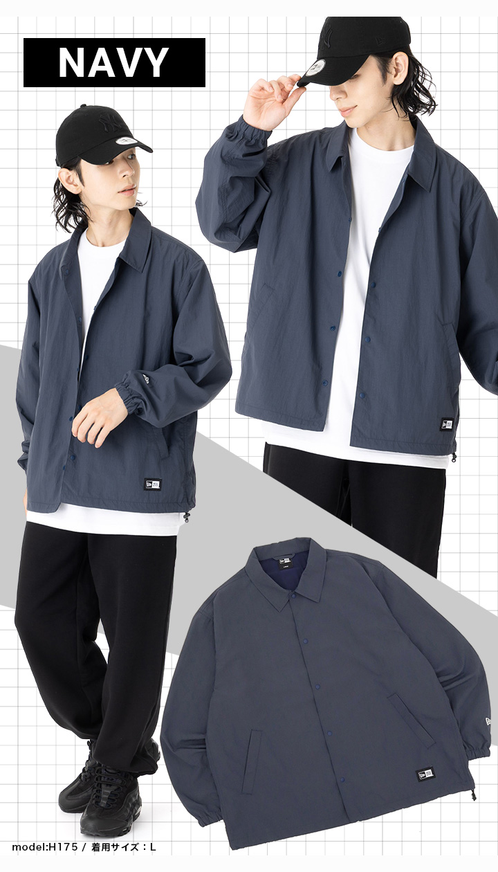 NEW ERA（ニューエラ） ジャケット ボックスロゴ 無地 : ONSPOTZ Yahoo