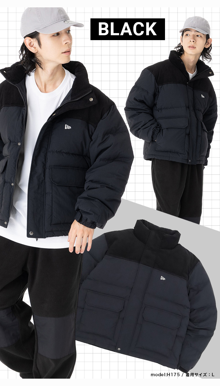 NEW ERA（ニューエラ） ダウンジャケット コーデュロイ 無地 : ONSPOTZ