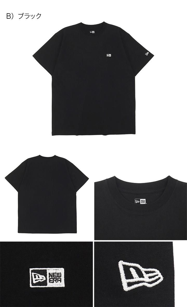 【韓国】ニューエラ■新作*ユニセックス*BASIC BOX T-SHIRTS NEW ERA ニューエラ 半袖Tシャツ ミニボックスロゴ コットン