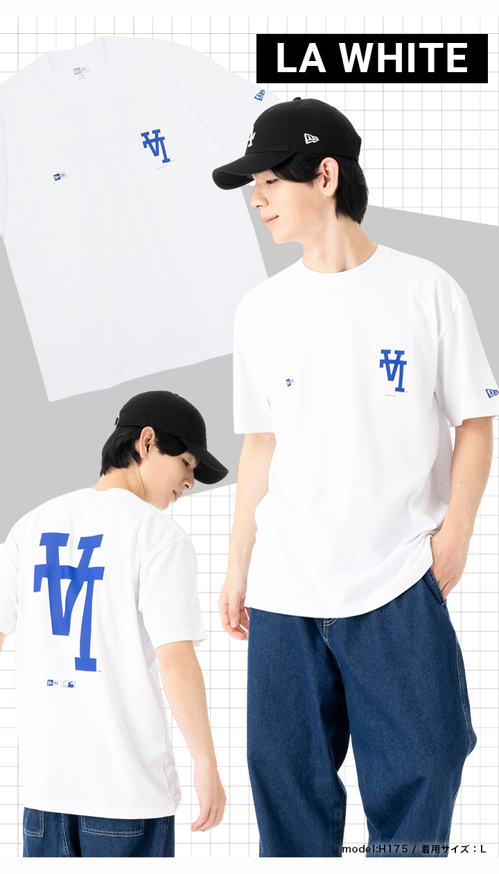 NEW ERA ニューエラ 半袖Tシャツ MLB逆ロゴ コットン : ONSPOTZ