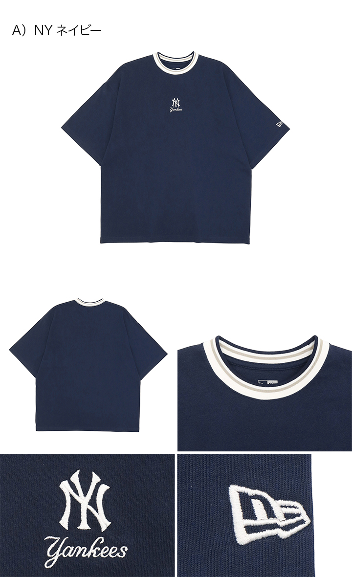 NEW ERA（ニューエラ） 半袖Tシャツ オーバーサイズ MLBコットン