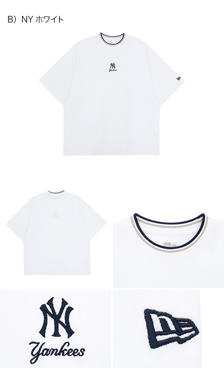 NEW ERA（ニューエラ） 半袖Tシャツ オーバーサイズ MLBコットン