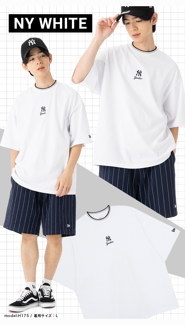 NEW ERA（ニューエラ） 半袖Tシャツ オーバーサイズ MLBコットン