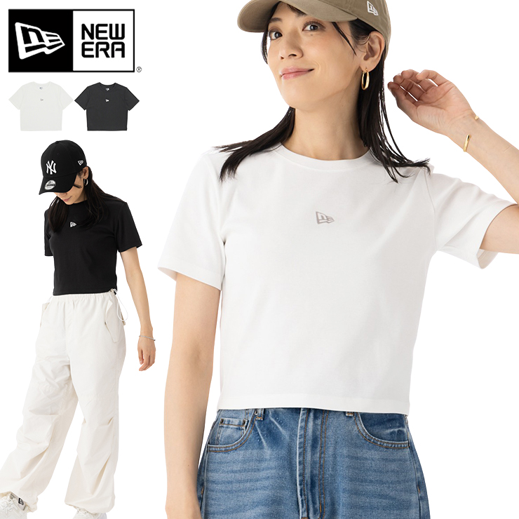「NEW ERA」 半袖Tシャツ FREE ライトベージュ レディース NEW ERA 「NEW ERA」 半袖カットソー FREE ライトベージュ