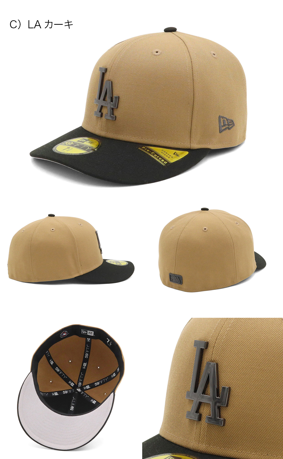 NEW ERA（ニューエラ） ニューエラキャップ PRE-CURVED59FIFTY MLB
