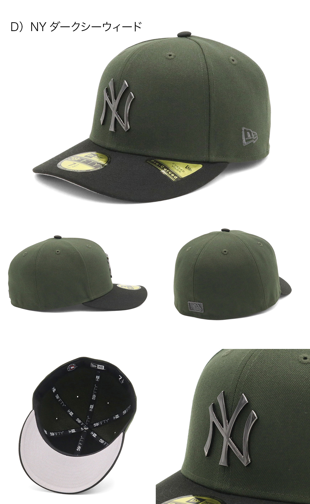 NEW ERA（ニューエラ） ニューエラキャップ PRE-CURVED59FIFTY MLB