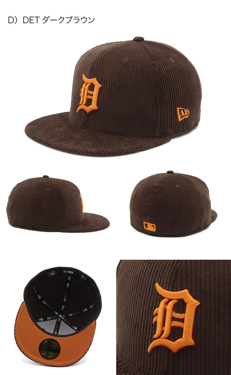 【3106】New Era 59FIFTY コーデュロイキャップ7 5/8 NEW ERA（ニューエラ） ニューエラキャップ 59FIFTY MLB コーデュロイ