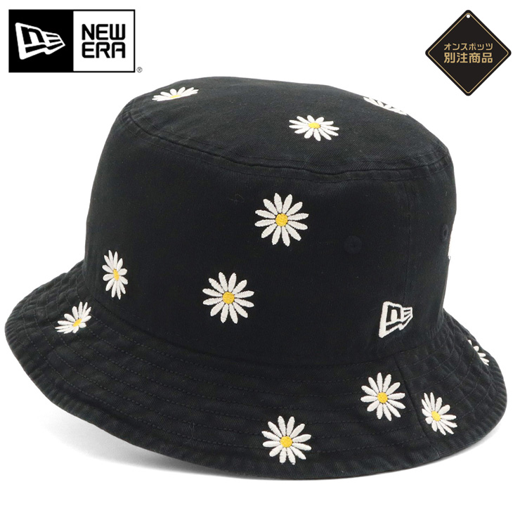 NEW ERA ニューエラキャップ BUCKET-01 花柄 ONSPOTZ別注