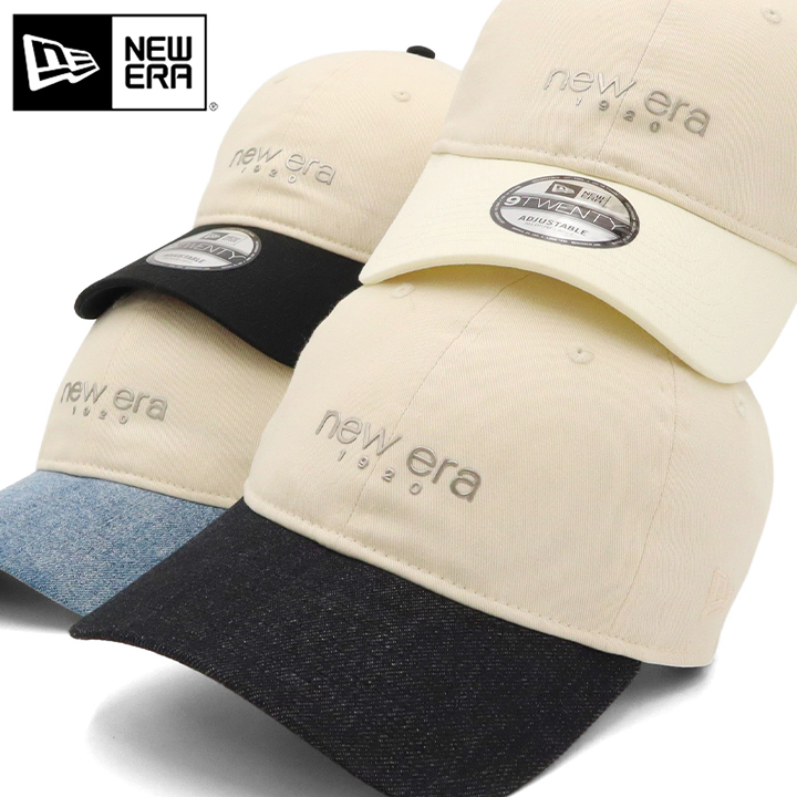 NEW ERA ニューエラキャップ 9TWENTY 2トーン メタリックロゴ