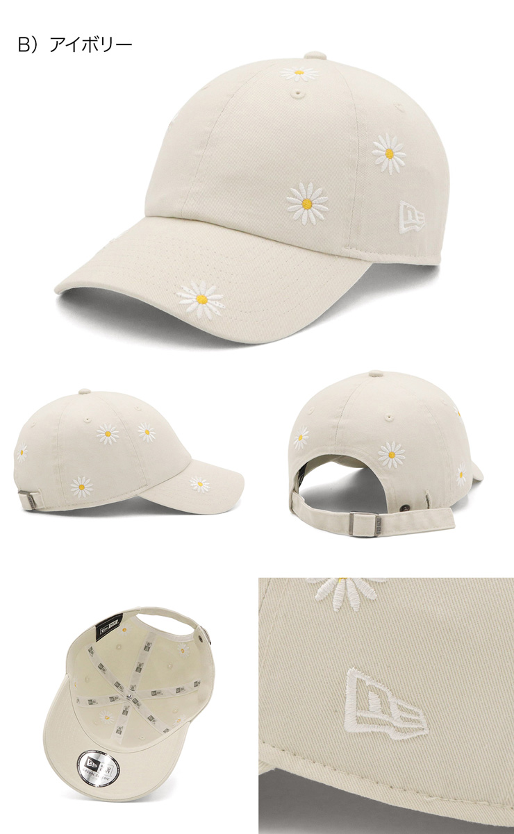 NEW ERA ニューエラキャップ カジュアルクラシック 花柄 ONSPOTZ