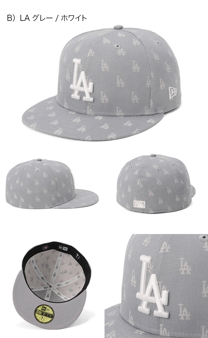【新品未使用】 MLB ドジャース ニューエラ キャップ モノグラム ジャガード NEW ERA ニューエラ 9TWENTY ジャガード モノグラム LA
