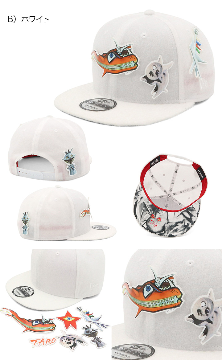 NEW ERA（ニューエラ） キャップ 岡本太郎コラボ マジックテープ
