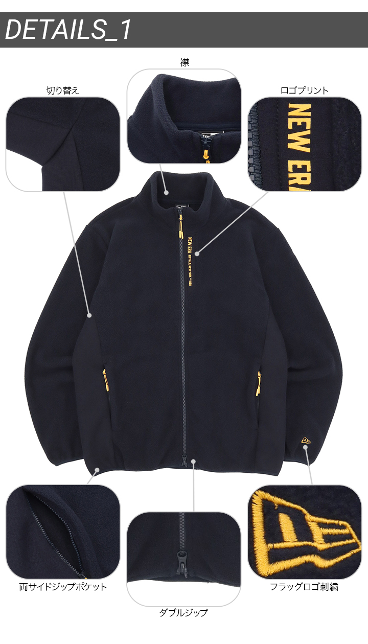 NEW ERA（ニューエラ） ゴルフ ジャケット フリースフルジップ