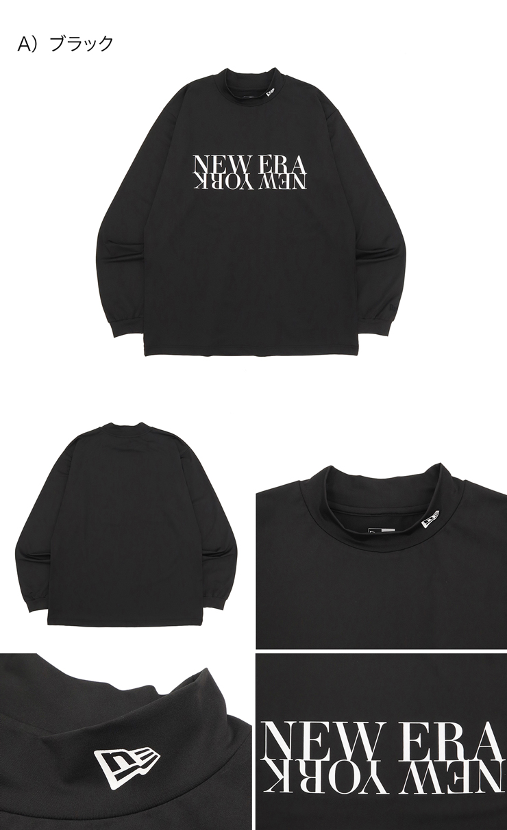 NEW ERA（ニューエラ） ニューエラゴルフ ミッドネック長袖Tシャツ