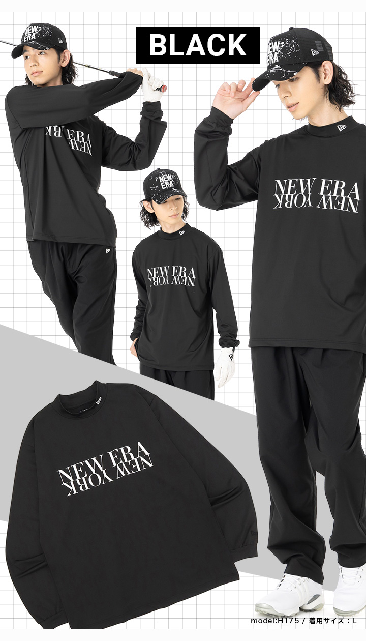 NEW ERA（ニューエラ） ニューエラゴルフ ミッドネック長袖Tシャツ