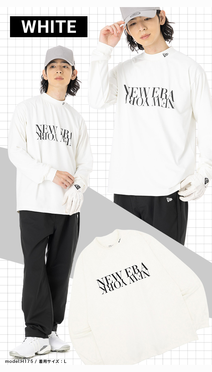 NEW ERA（ニューエラ） ニューエラゴルフ ミッドネック長袖Tシャツ