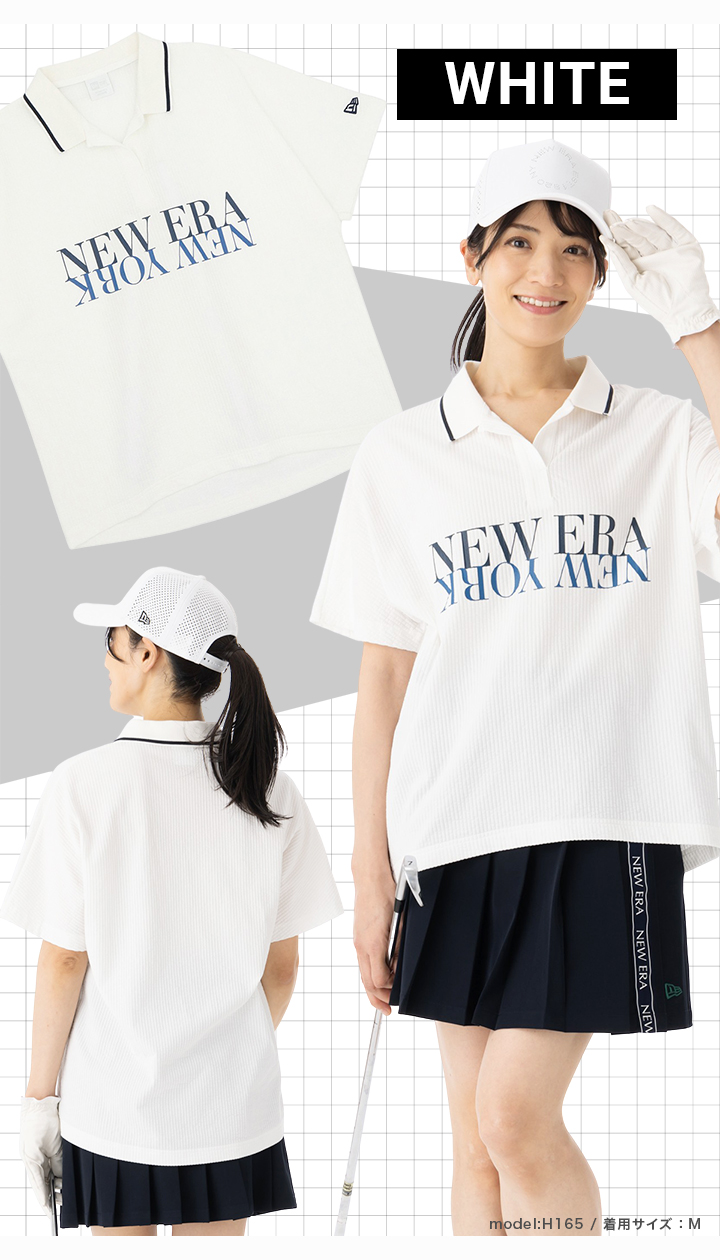 ニューエラ　ゴルフ レディース ポロシャツ　プリーツスカート　セットアップ womens-14326357-s-new-era-
