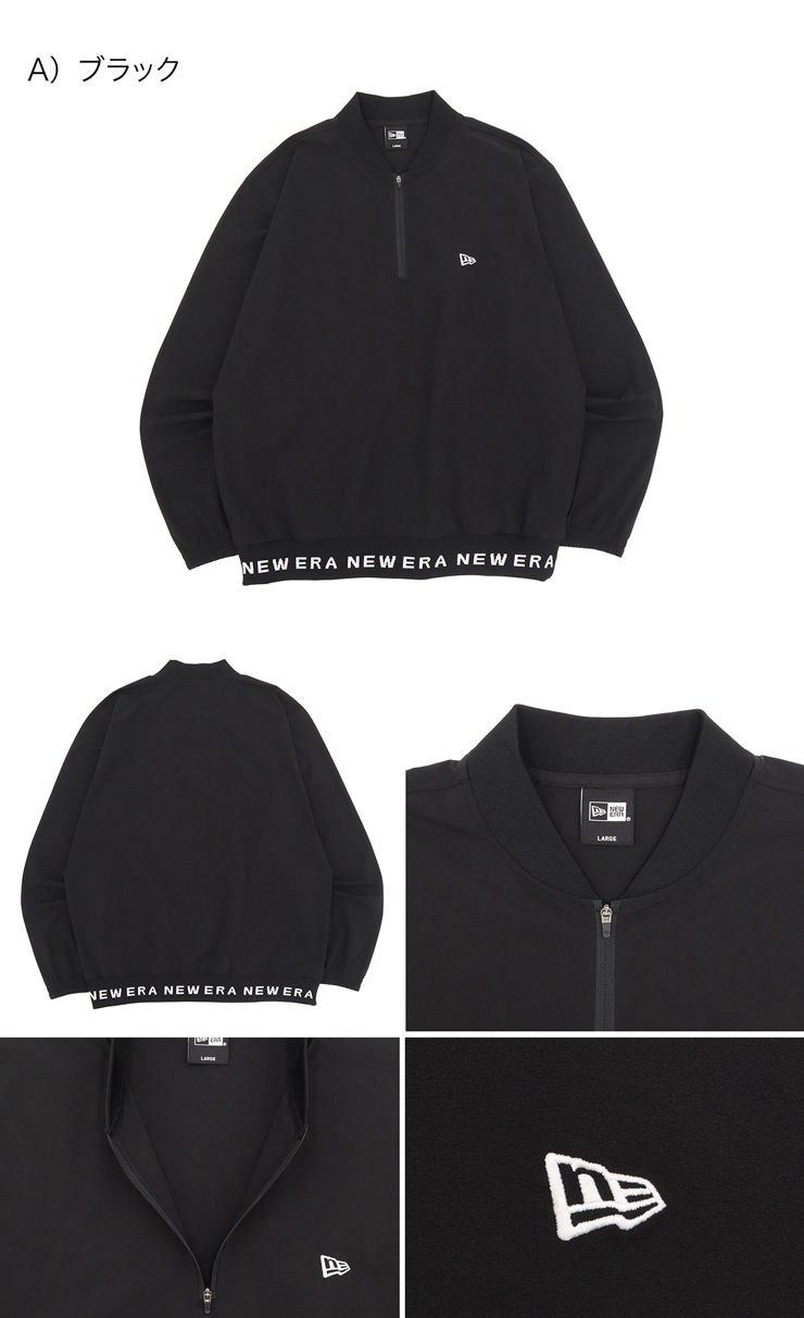 ❤️ゴルフジャケット❤️ESPRIT PG AVENTURE❤️ ブラック❤️M❤️ ニューエラゴルフ ハーフジップジャケット プルオーバー