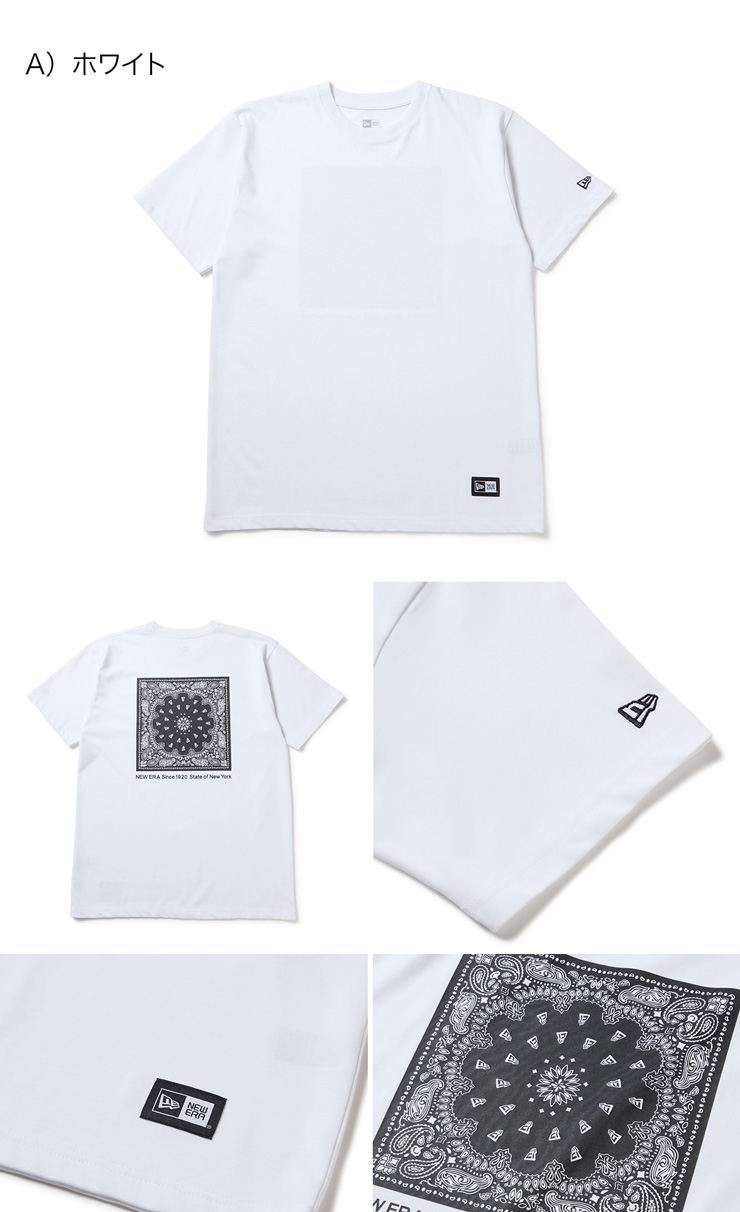 NEW ERA（ニューエラ） 半袖Tシャツ バンダナラバープリント : ONSPOTZ