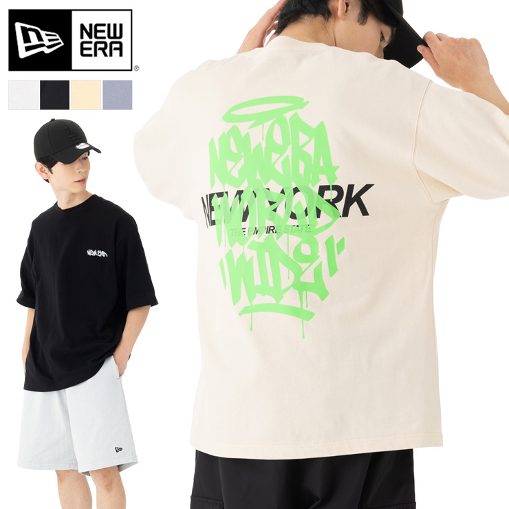 NEW ERA（ニューエラ） 半袖Tシャツ オーバーサイズ グラフィティロゴ