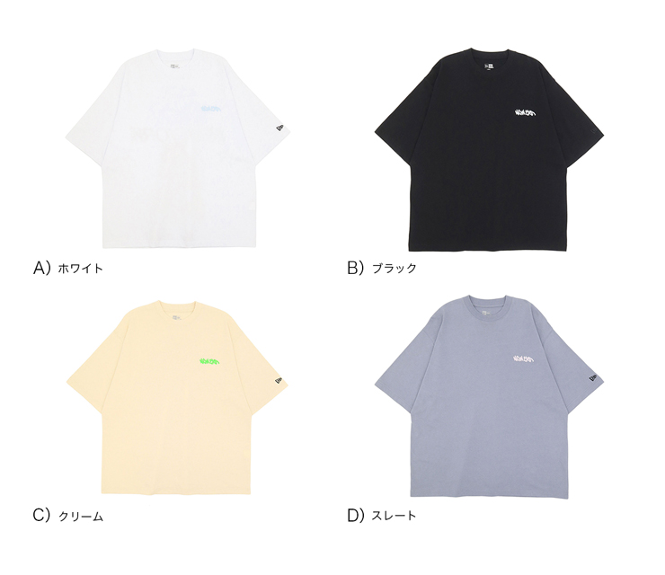 NEW ERA（ニューエラ） 半袖Tシャツ オーバーサイズ グラフィティロゴ