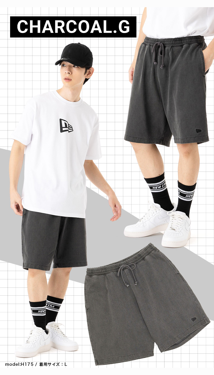 NEW ERA（ニューエラ） ショートパンツ コットン 無地 : ONSPOTZ Yahoo