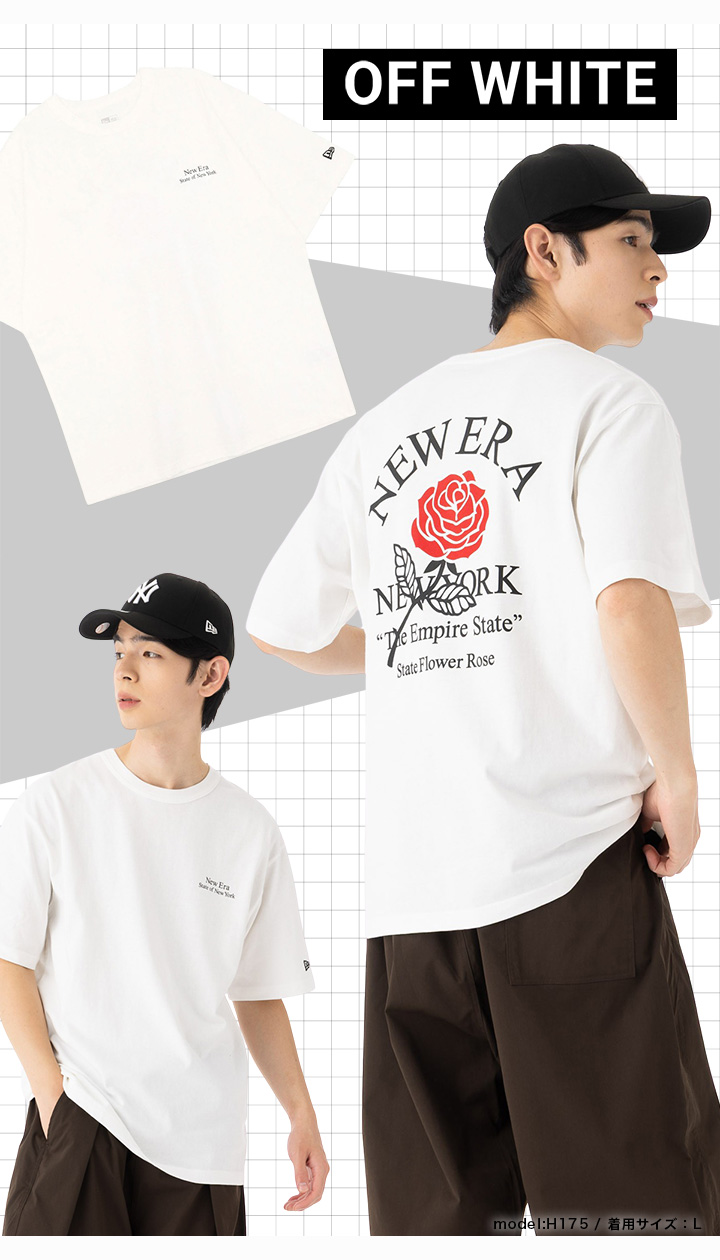 NEW ERA（ニューエラ） 半袖Tシャツ 薔薇 : ONSPOTZ Yahoo
