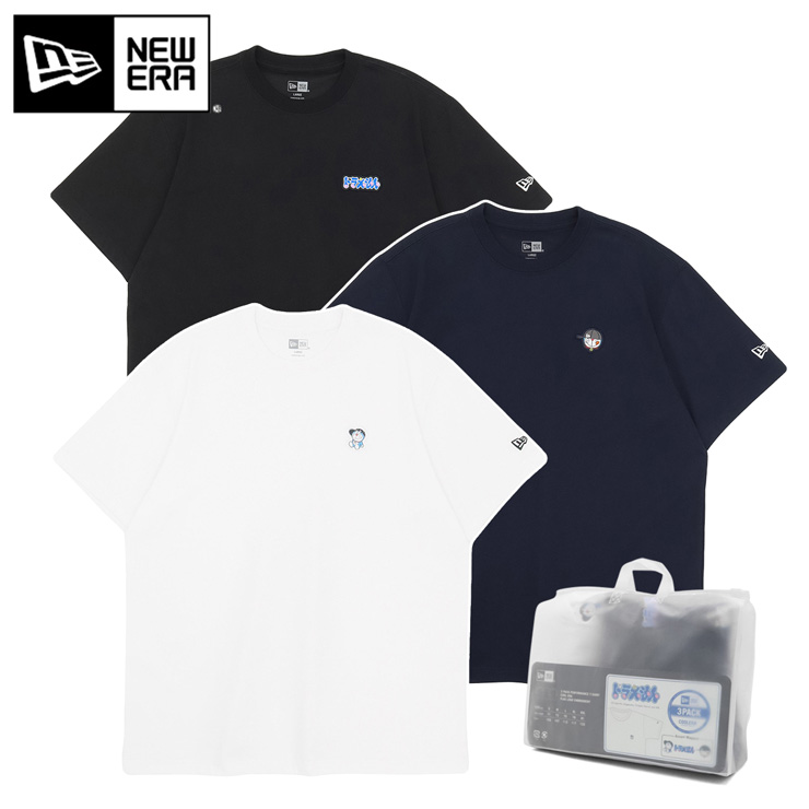 NEW ERA（ニューエラ） 半袖Tシャツ ドラえもんコラボ 3枚セット