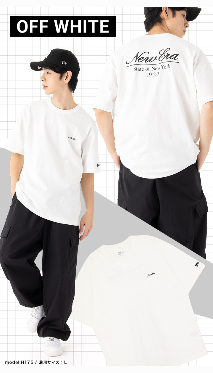 NEW ERA（ニューエラ） 半袖Tシャツ スクリプトロゴ : ONSPOTZ Yahoo