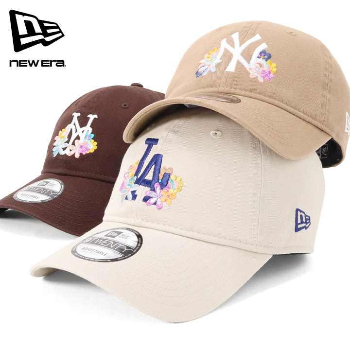 NEW ERA（ニューエラ） ニューエラキャップ 9TWENTY デニム 花柄MLB
