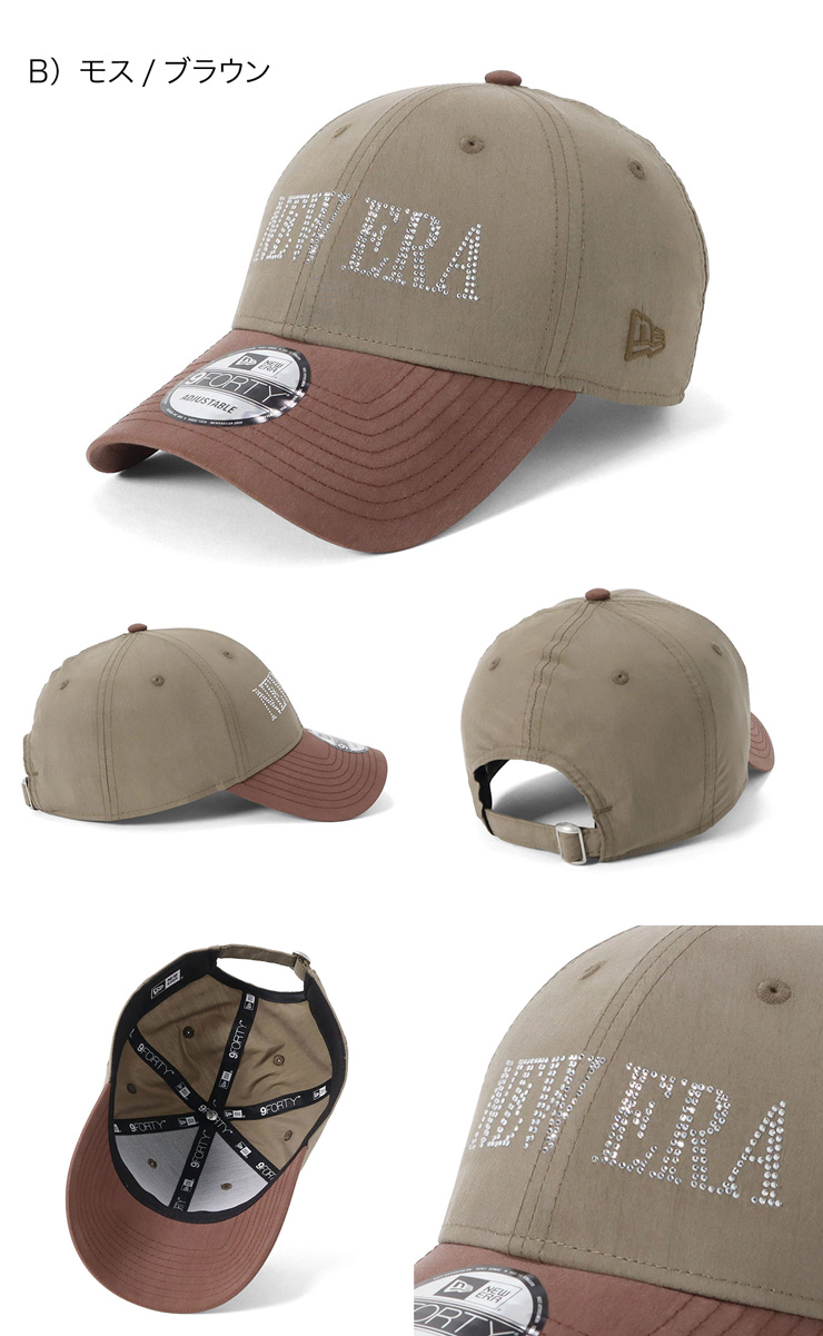 NEW ERA（ニューエラ） キャップ 9FORTY ラインストーン : ONSPOTZ