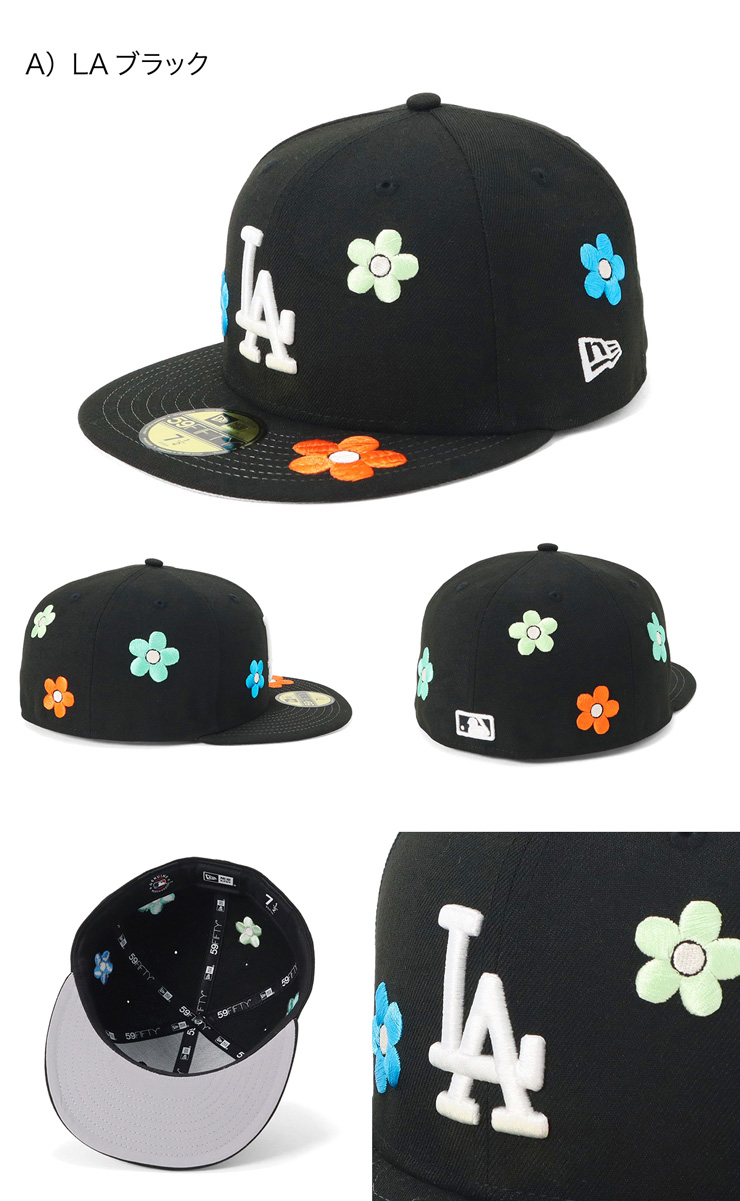 NEW ERA（ニューエラ） ニューエラキャップ 59FIFTY 花柄MLB ONSPOTZ