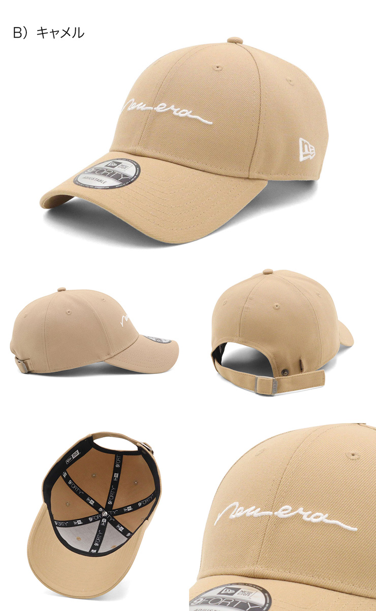 NEW ERA（ニューエラ） ニューエラキャップ 9FORTY 手書き風ロゴ筆記体