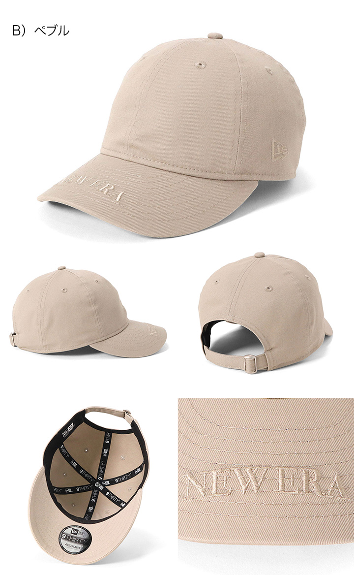 NEW ERA（ニューエラ） キャップ 9THIRTY バイザー刺繍 : ONSPOTZ