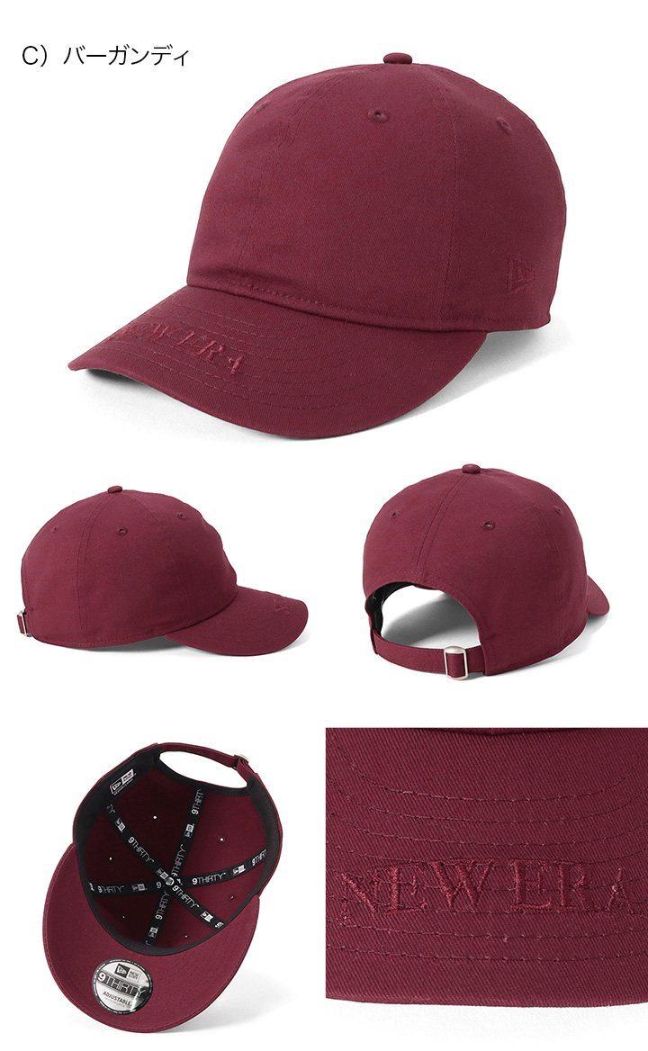 NEW ERA（ニューエラ） キャップ 9THIRTY バイザー刺繍 : ONSPOTZ