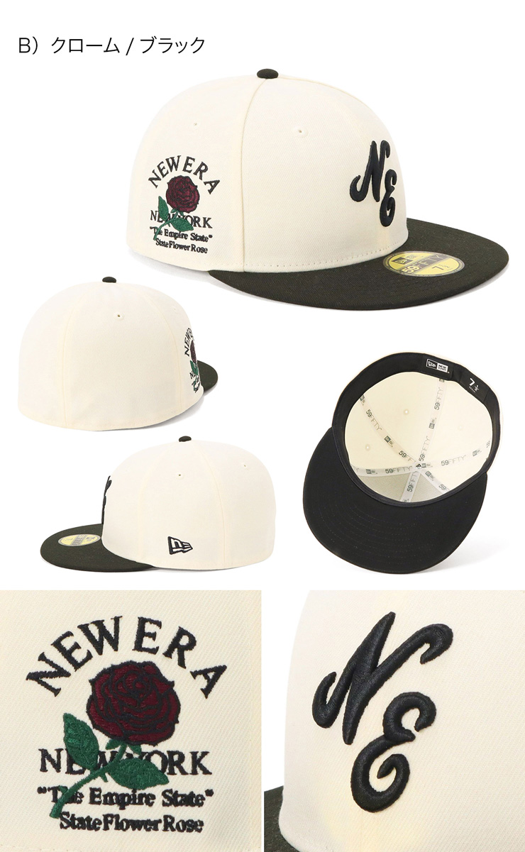 NEW ERA（ニューエラ） キャップ 59FIFTYサイドパッチ クラシックロゴ