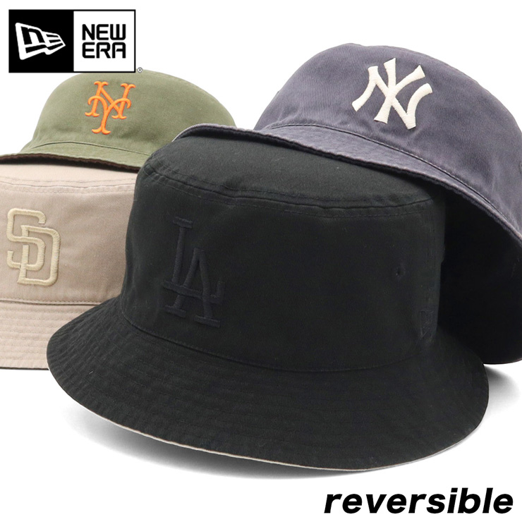 「激レア！」ニューエラ リバーシブル ディズニー 100周年バケットハット NEW ERA（ニューエラ） バケットハット リバーシブル MLB : ONSPOTZ