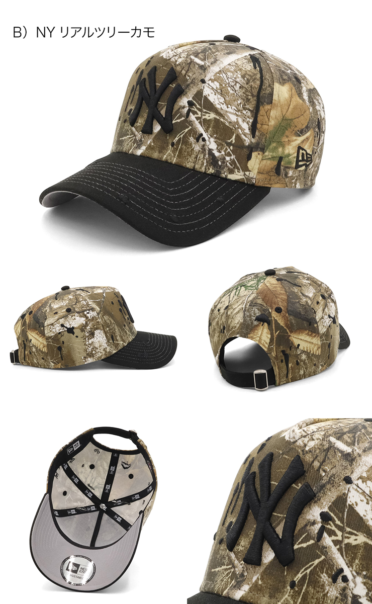 NEW ERA（ニューエラ） ニューエラキャップ 9FORTYA-Frame カモ柄 MLB