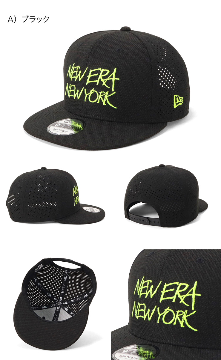 NEW ERA（ニューエラ） ゴルフキャップ 9FIFTY メッシュレーザー