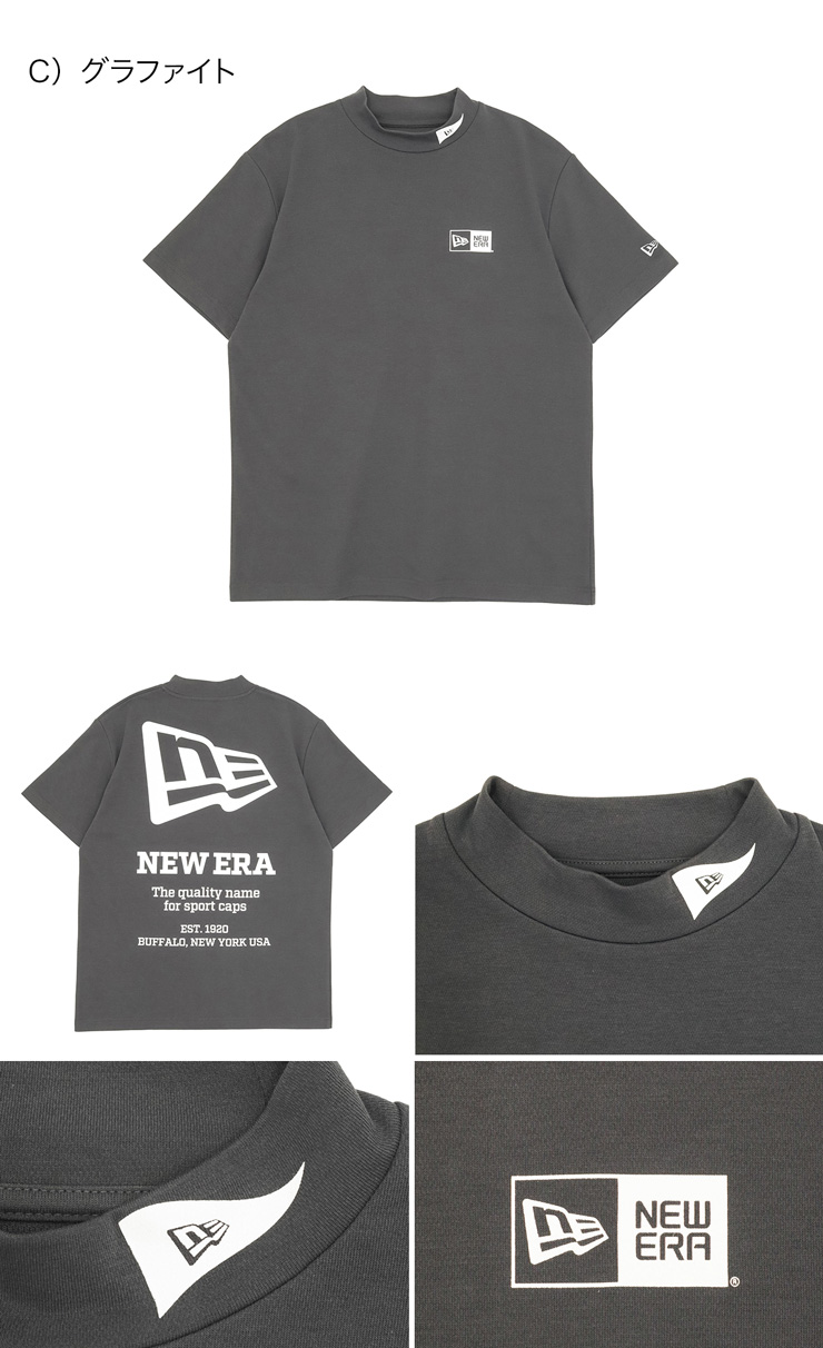 NEW ERA（ニューエラ） ニューエラゴルフ モックネック半袖Tシャツ