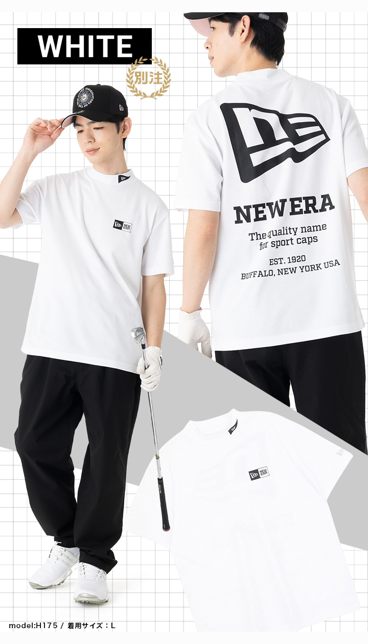NEW ERA（ニューエラ） ニューエラゴルフ モックネック半袖Tシャツ