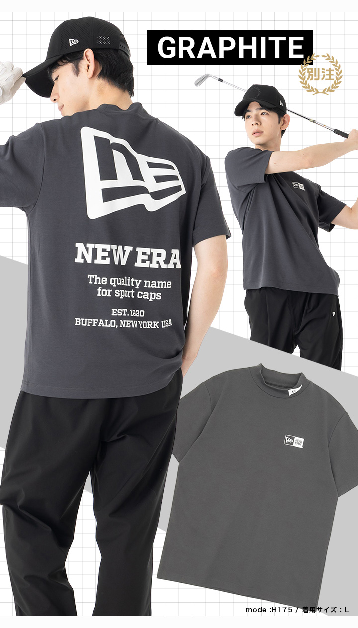 NEW ERA（ニューエラ） ニューエラゴルフ モックネック半袖Tシャツ