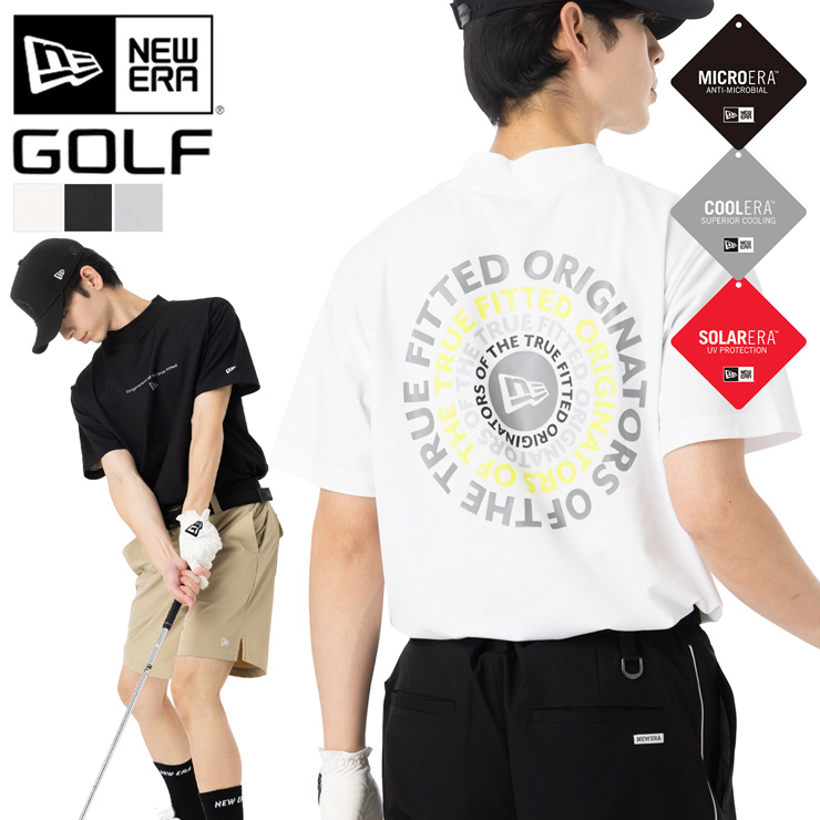 NEW ERA（ニューエラ） ニューエラゴルフ ミッドネック半袖Tシャツ