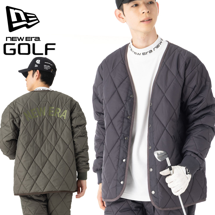 NEW ERA（ニューエラ） ゴルフ キルティングジャケット 中綿 : ONSPOTZ