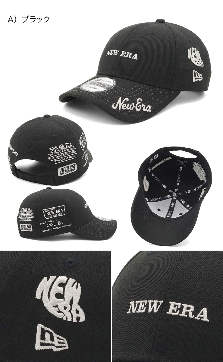 NEW ERA（ニューエラ） ゴルフキャップ 9FORTY アーカイブロゴ