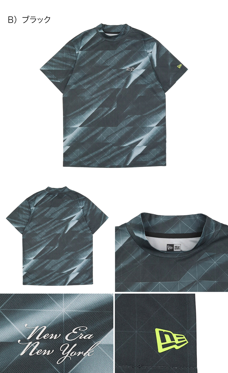 NEW ERA（ニューエラ） ニューエラゴルフ ミッドネック半袖Tシャツ